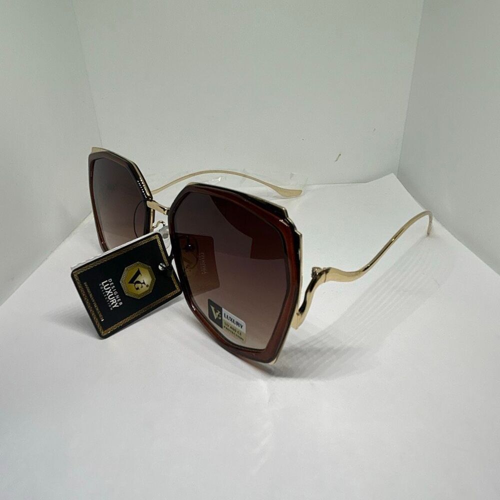 VG Luxury Geometric Oversized Fashion Sunglasses UV400 Designer Style New